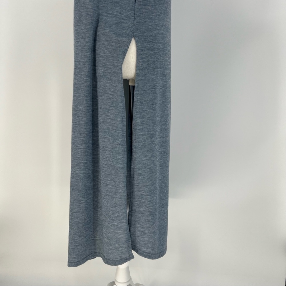 Lularoe Vest Womens XS Blue White Joy Duster Sweater Sleeveless Cardigan Ladies - Picture 7 of 10